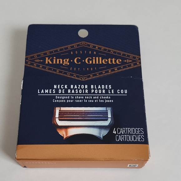 Neck Razor Blades - Blue and Brown - Picture 1 of 2